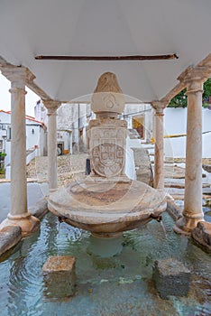 Fonte da vila spring at Castelo de Vide town in Portugal