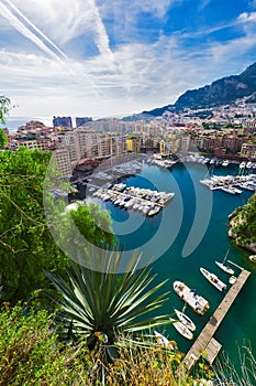 Fontvieille, new district of Monaco