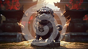 foo dog or Chinese guard. Generative AI