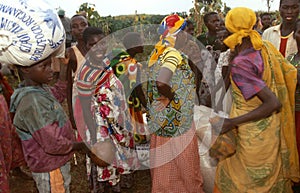 Food aid in Burundi.