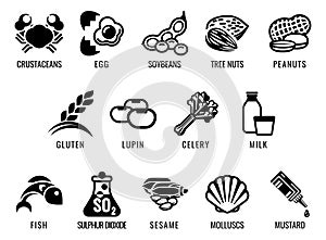 Food Allergen Icons