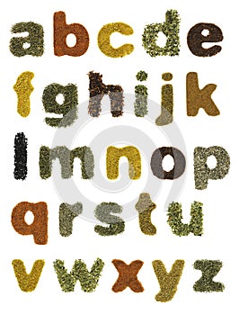Comida el alfabeto 