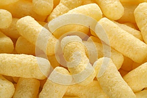 Food Background. Lots of sweet corn sticks, close up.