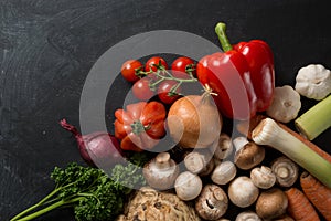 Food Background Vegetable Mix