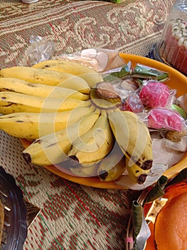 Food banana cake pisang