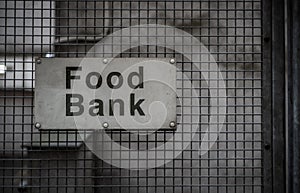 Food Bank Sign photo