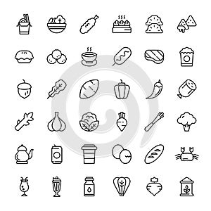 Food and beverage 36 outline icon