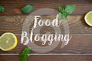 Food blogging sign