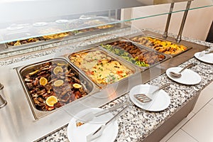 Food buffet self service lunch or dinner