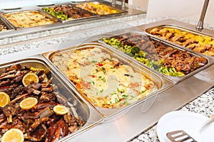 Food buffet self service lunch or dinner