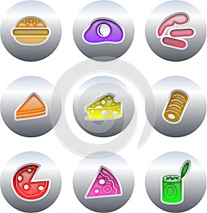 Food buttons