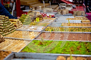 Food in Carmel Market, Tel Aviv, Isreal.