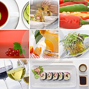 Food collage