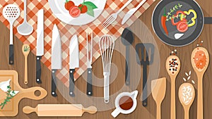Food and cooking banner