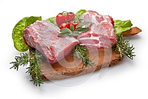 Food cousine meat composition, ingredient for eating