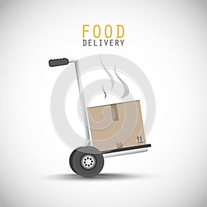 Food delivery hand truck