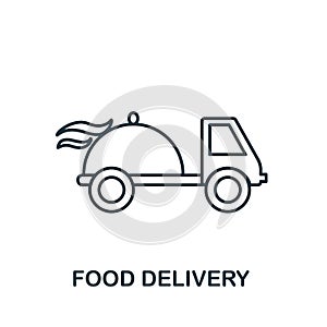 Food Delivery icon. Simple element from delivery collection. Creative Food Delivery icon for web design, templates