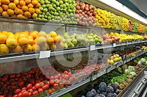 Food Department in Supermarket