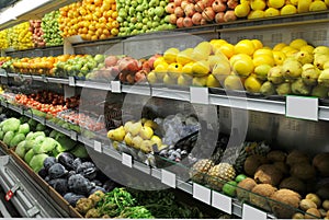 Food Department in Supermarket