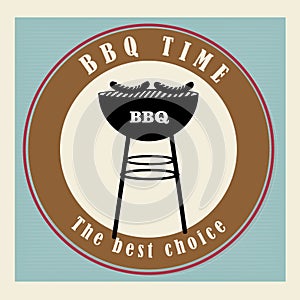 Food design over beige background vector illustration