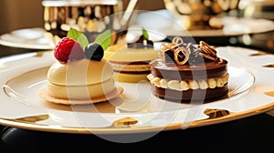 Food, dessert and hospitality, sweet desserts in restaurant a la carte menu, English countryside exquisite cuisine