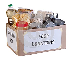 Food donations box