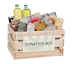 Food donations box