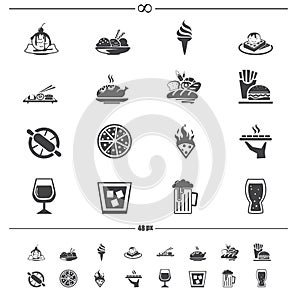 Food and drink icons