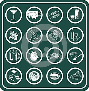 Food and drink icons