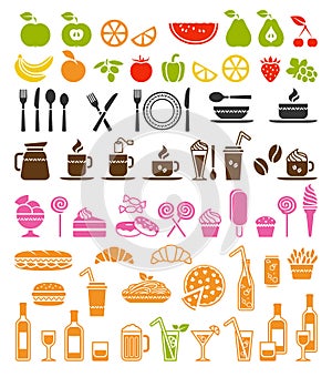 Food and drink icons