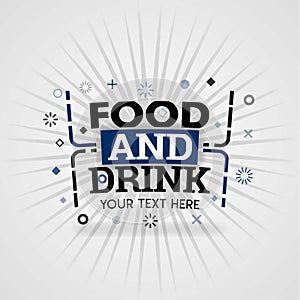 Food and Drink logo for free recipe websites