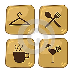 Food and drink restaurant theme