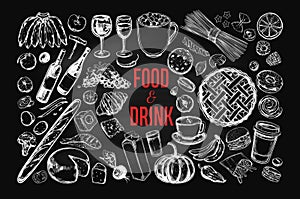 Food and Drink vector big set