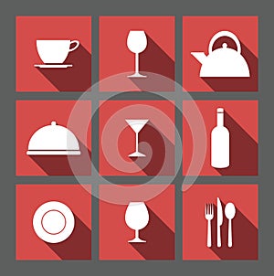 Food & drink vector icons