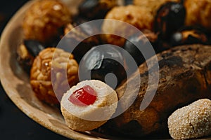 Food eaten in Catalonia, Spain, on All Saints Day photo