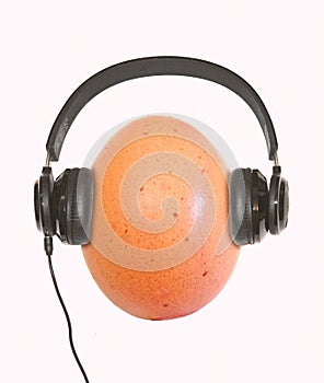 food egg free range listen music audio bluetooth remote radio headphones earbuds wired sound