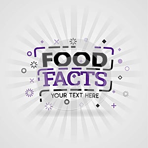 Food fact for cover article delicious recipes and restaurant dinner menu