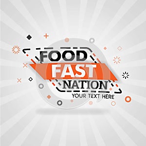 Food fast nation company. with a network of restaurants and various favorite recipes