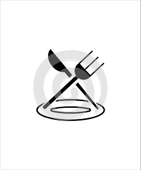 Food flat icon,knife with fork flat icon,vector best flat icon.