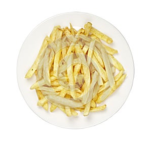 Food french fries in plate