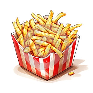 Food_French_Fries_Watercolor1_1