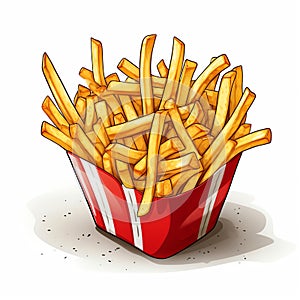 Food_French_Fries_Watercolor1_4