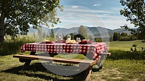 food grill picnic table