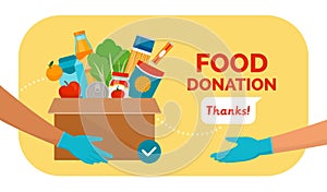 Food and grocery donation
