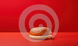 Food hamburger snack meal fresh background meat bread delicious bun background sandwich