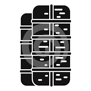 Food hay stack icon simple vector. Harvesting food