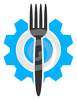 Food Hitech Raster Icon Illustration