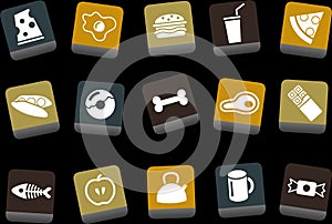 Food icon set