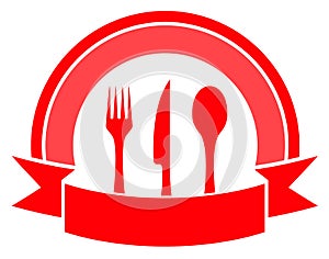 Food icon on white background