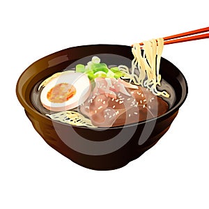 Food Illustration : Japanese Food Illustration